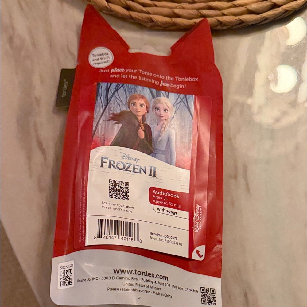 Tonies Frozen II Anna Audio Character NWT unopened - Picture 2 of 12